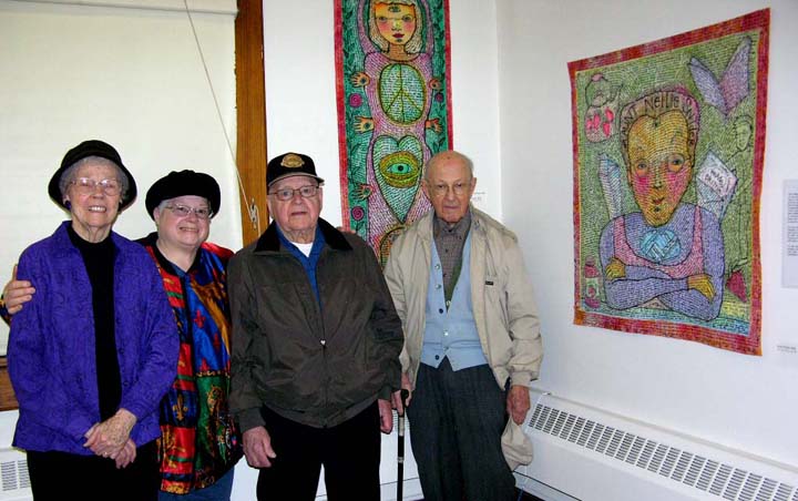 Snyders at my solo show.Susan Shie 2007.